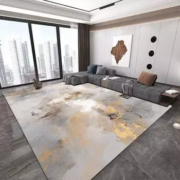 Ковер для гостиной в европейском стиле, модный, простой, стиль, большой размер, прикроватный коврик для спальни, легко чистящийся, офисные коврики 2x4 м 60x90cm door mat