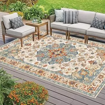 Ковер для гостиной в персидском стиле в скандинавском стиле в стиле ретро, ковер для пола, диванная подушка, ковер для декора домашнего офиса в фермерском доме 40 x60