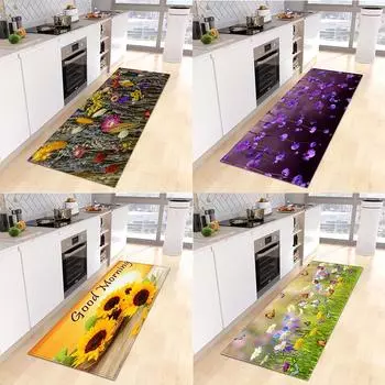 Ковер для кухни, спальни, крыльца, дверной коврик для гостиной, детский напольный ковер, коридор, балкон, нескользящий коврик 50x80cm