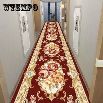Ковер для лестницы в прихожей, простой ковер для коридора, длинный ковер для прихожей, торговый центр отеля, дорожки для свадебного зала, напольный коврик, коврик для кухонного прохода W60*H100CM
