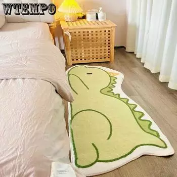 Ковер для спальни, дома, милый ковер с изображением животных, декор для гостиной, коврики для детского творчества, мультяшный коврик у кровати, противоскользящий коврик для двери 60*90CM