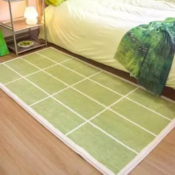 Ковер для спальни, прикроватные зеленые ковры, длинные коврики для девочек, имитация кашемира, мягкий и удобный ковер, ковры для украшения дома 40x120cm