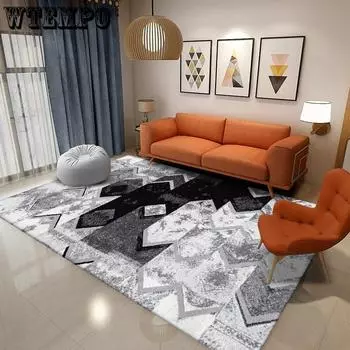 Ковер для украшения гостиной, диван, стол, большие коврики для прихожей, балкона, длинный напольный коврик, противоскользящий коврик 100 * 160cm