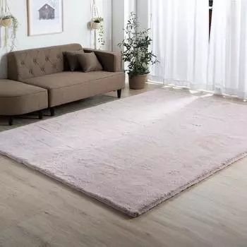 Ковер Gen of Tansu no Gen Rug 100 x 140 см, пушистый, моющийся, примерно 1 татами, из сверхтонкого волокна, в стиле кроличьего меха, розовый 87250095 [Вдохновляющее прикосновение]