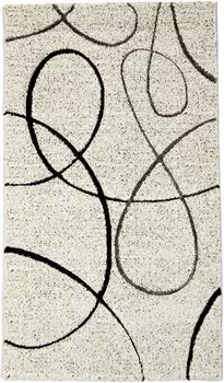 Ковер Ikehiko Corporation, импортный прямоугольный ковер Estella Ivory 80 x 140 см. Антибактериальный и дезодорирующий эффект. Дезодорирующий эффект.
