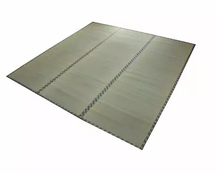 Ковер Ikehiko Igusa Rug Nishijin Edoma 2 татами 176 x 176 см Сделано в Японии Накладной ковер Itohiki Weave Hiba Обработка примерно. #6301032