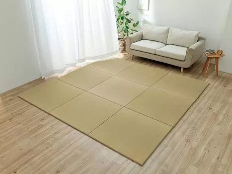 Ковер Ikehiko Igusa Татами Note System Unit Standing Tatami Mat Crawling Tatami Half Tatami 82 x 82 см Сделано в Японии Natural Kids Baby Play Japanese