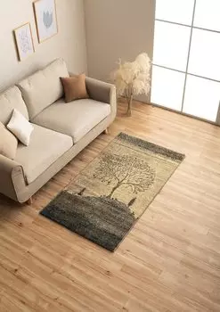Ковер Ikehiko Rug Carpet Mat Carpet Rectangle Soul 80 x 140 см Бежевый Антибактериальный и дезодорирующий эффект Дезодорирующий эффект Прочное плетение Wilton Прибл.