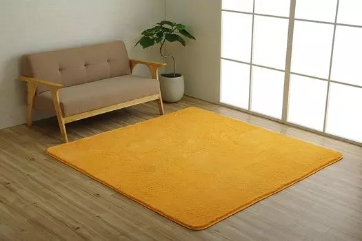 Ковер Ikehiko Rug Carpet Mat Plain Philippe 130 x 185 см оранжевый татами Soft Year All Seasons приблизительно. приблизительно. 1.5 #3967859 оранжевый