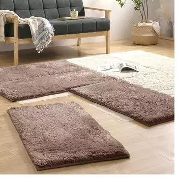 Ковер Iris Plaza, ковровый коврик, комбинированный коврик для плитки, 50 x 100 см, коричневый, приблизительно. JTR-S5010