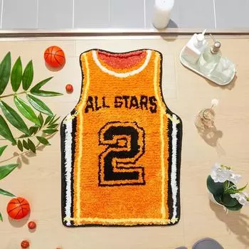 Ковер из искусственного кашемира в форме джерси, мягкий нескользящий коврик для ванной комнаты, украшение для спальни, подвесная корзина, коврик для кресла-качалки 40x60cm 16x24inch