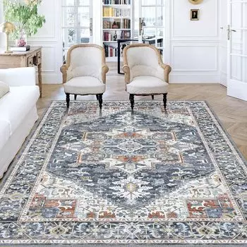 Ковер из искусственного кашемира в стиле бохо с потертой спинкой для гостиной, дивана, журнального столика, подушки, мягкий, для кабинета, спальни, складной ковер 1000MMx1600MM