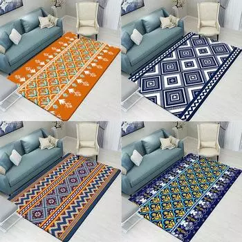 Ковер Красочный Персидский Геометрический Этнический Ковер Для Гостиной Спальня Кухня Изголовье Тапис Салон 40x60cm