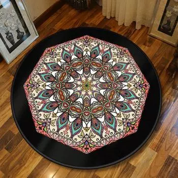 Ковер Mancha Lo в богемном стиле в стиле хиппи, нескользящий ковер для украшения дома, ковер в стиле ретро, ковер в этническом стиле, ковер для спальни, гостиной 40cm