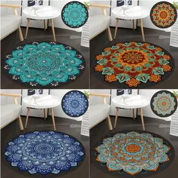Ковер Мандала, украшение для гостиной, ковер для гостиной, спальни, коврики, коврик для спальни, большой декор для спальни 40cm