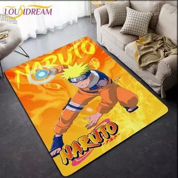 Ковер Наруто Аниме Ковер Детские Ковры Гостиная Коврики для чайного стола Коврик для спальни Моющиеся напольные коврики Бытовой коврик Милый ковер 40cm x 60cm