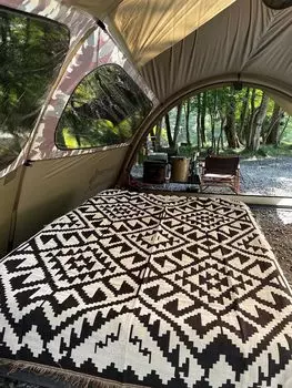 Ковер Peel Forest Camping Native Pattern Navajo Aztec, одеяло, коврик для пикника, многослойное покрывало, раскладушка, племенной, для улицы, одеяло, (160X220см)…