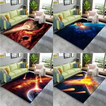 Ковер с кошкой для гостиной, прикроватный коврик для дома, спальни, детская комната, коридор, большой ковер, пушистый ковер 40x60cm