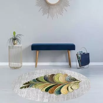 Ковер с принтом на кожаной подошве Mosimoso Home RC732