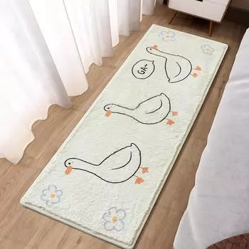 Ковер с рисунком для спальни, прямоугольный прикроватный коврик для ног, мягкие коврики, длинные ковры с узором, нескользящий напольный коврик, коврики для ванной комнаты 40x100cm