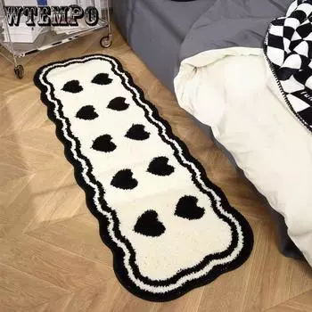Ковер Спальня Прикроватный ковер Мягкий Гостиная Полный пол Ковер Диван Коврик Теплый Большая Площадь Подушка 50X120CM