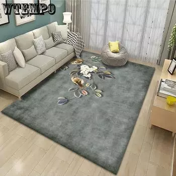 Ковер в этническом стиле для гостиной, новый китайский стиль, большой ретро-ковер, спальня, гостиная, напольный коврик 80*120cm