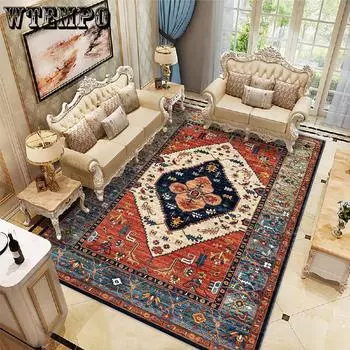 Ковер в скандинавском этническом стиле оптом для спальни, дивана, чайного столика, татами, ковер для гостиной в стиле бохо, напольный коврик 100 * 160cm