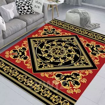 Ковер в скандинавском стиле с геометрическим рисунком для гостиной, большой ковер для спальни, современный домашний журнальный столик, противообрастающий декоративный ковер для отдыха 40x60cm