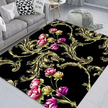 Ковер в скандинавском стиле с геометрическим рисунком для гостиной, современная мода, прикроватный ковер для спальни, украшение для дома, коврик для загрязнения, мягкие напольные коврики 40x60cm