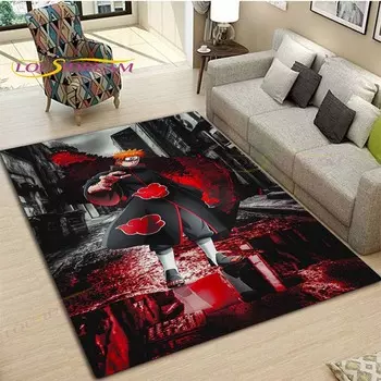 Ковер в стиле аниме «Наруто», детские ковры, коврики для гостиной, чайного стола, ковер для спальни, моющиеся напольные коврики, бытовой коврик, коврик с динозавром 40cm x 60cm