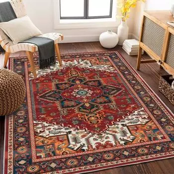 Ковер в стиле ретро с имитацией кашемира и выстиранной спинкой, декоративный ковер для гостиной, дивана, стола, спальни 1000MMx1600MM