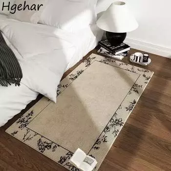 Ковер во французском стиле, модный современный напольный коврик, домашний, для спальни, прикроватный, противоскользящий, винтажный, роскошный, домашний декор, ковры 40x120cm