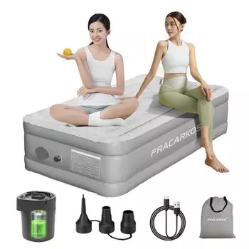 Коврик Air Air Air с USB-зарядкой, удобный складной, для предотвращения стихийных бедствий, 191 x 99 x 45, сумка для хранения и ремонта, в комплекте кровать, матрас, насос, кровать,