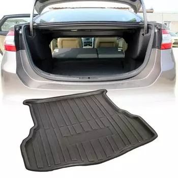 Коврик багажника с водонепроницаемой подкладкой из ПВХ, гибкая напольная крышка заднего грузового отсека