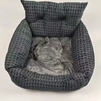 Коврик для автомобильной будки для домашних животных, Теплая автомобильная будка для маленьких и средних кошек, Автомобильная будка с центральным управлением, коврик для домашних животных 55*50*35