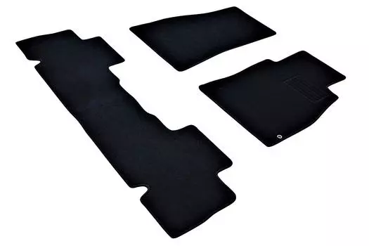 Коврик для автомобиля Fenice, напольный коврик, отечественное производство Land Cruiser 80 Series 5, черный, устойчивый к скольжению, автомобильный коврик, запчасти, специальные (Тойота Сеатер) Non-Slip чёрный