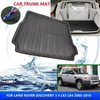 Коврик для багажника автомобиля Land Rover Discovery 3 4 LR3 LR4 2005~2016 2010 2011, устойчивый к высоким температурам, аксессуары для хранения ковров