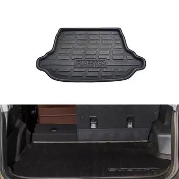 Коврик для багажника автомобиля Subaru Forester SJ 2014~2018 2015, подкладка для ног, подставка для багажного лотка, коврик для багажника, чехол для багажника, индивидуальные аксессуары чёрный