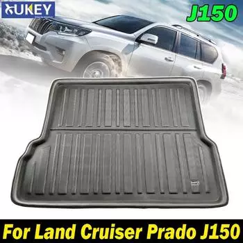 Коврик для багажника, задний багажник, подходит для Toyota Land Cruiser Prado 7 Seater 2010-2019, коврик для грузового лотка, напольное ковровое покрытие 2011 2012 2013 2014 15