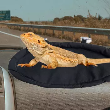 Коврик для бородатой агамы с присоской, подстилка для террариума, коврик для мелких животных, рептилий, кровать для сна ящерицы