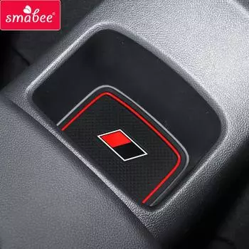 Коврик для чашки Smabee Gate Slot для Toyota GR Supra 2024 2024 Противоскользящие накладки на двери Аксессуары Нескользящие коврики Резиновая подушка для подстаканника 9pcs