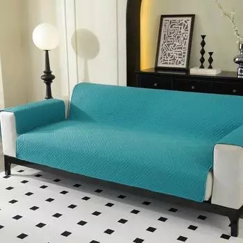 Коврик для дивана с защитой от царапин от кошек, однотонный, 1/2/3-местный, не грязный, для детей, домашних животных, полотенце, чехол для дивана, нескользящий чехол для гостиной 55-195