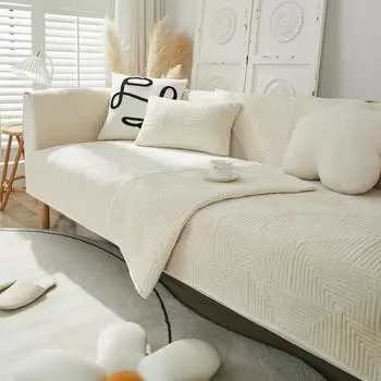 Коврик для диванной подушки, нескользящий утолщенный чехол для дивана, чехол для гостиной L-образной формы, диванное полотенце, универсальный пыленепроницаемый чехол для сиденья дивана 70x70cm A