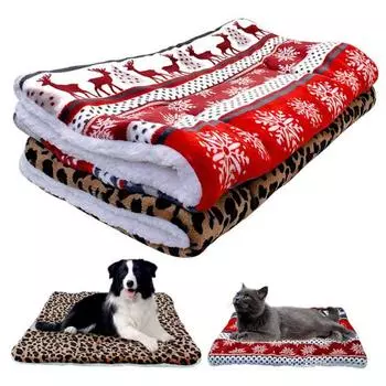 Коврик для домашних животных, дышащий, впитывающий влагу, большой объем, моющийся, утолщенная ткань для отдыха, матрас для домашних животных, щенок, кошка S