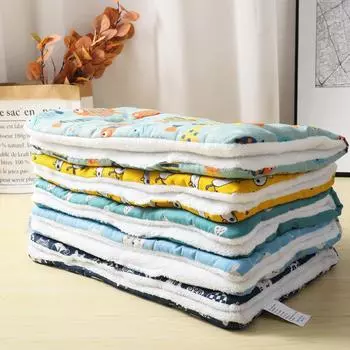 Коврик для домашних животных из хлопка и льна из овчины, коврик для собак, пригодный для использования в любое время года, одеяло для домашних животных, коврик для кошек S