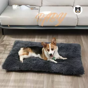 Коврик для домашних животных, коврик для кошачьего туалета, плюшевый зимний теплый коврик для собак, коврик для кошек, кровать для домашних животных XS-45X30CM