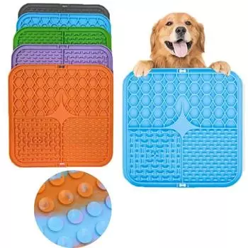 Коврик для домашних животных, коврик для кошек и собак, миска для медленной кормушки с присоской, кормушки для собак, дрессировка домашних животных, купание, отвлечение, товары для домашних животных