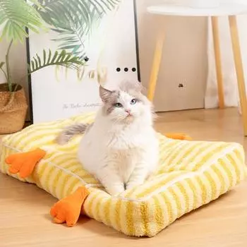 Коврик для домашних животных, коврик для кошек, теплый спальный коврик для сна, коврик для собак, собачья кровать, будка, зимний кошачий коврик, товары для животных 75*50*10 cm