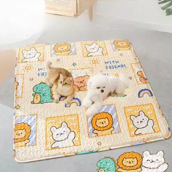 Коврик для домашних животных, коврик для сна для собак, весенний и летний охлаждающий коврик, коврик для кошки, коврик для клетки для собаки, принадлежности для собак 50*50CM