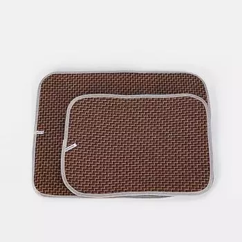 Коврик для домашних животных, освежающий, дышащий, прохладный, легко чистится, плюшевый коврик для сна кота летом XS 35*25